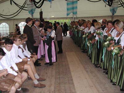 Patenschaft bei der Fahnenweihe von Nikolaus Deutenhausen am 18.09.2011